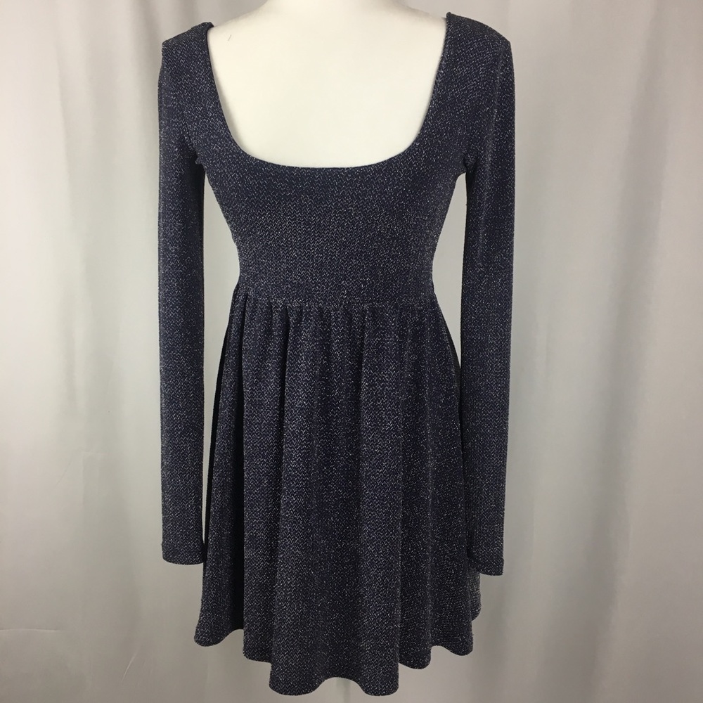 Free People metallic skater dress